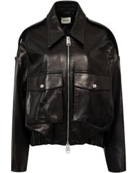 KHAITE - Owey Leather Jacket - Lyst