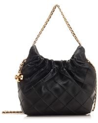 Tory Burch - Fleming Handbags Black - Lyst