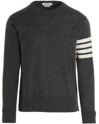 Thom Browne - 4 Bar Maglioni Grigio - Lyst