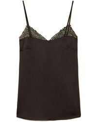 Twinset - Top Blacks And Greys - Lyst