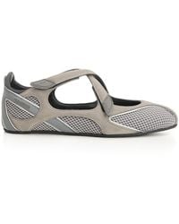 The Attico - Scarpe Basse Grey - Lyst