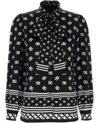 Dolce & Gabbana - Silk Shirt - Lyst