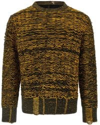 MM6 by Maison Martin Margiela - Corrugated Texture Sweater - Lyst