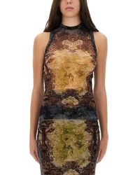 Jean Paul Gaultier - Tank Top "Médaillon"-Donna - Lyst