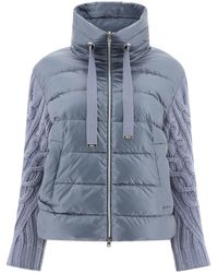 Herno - Resort Cape Jacket With Inserts - Lyst