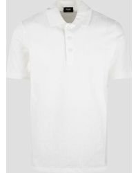 Fendi - Ff Pique` Polo Shirt - Lyst