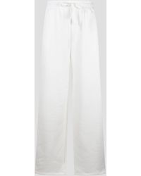 Gucci - Embroidered Cotton Jersey Trousers - Lyst