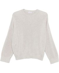 Brunello Cucinelli - Cotton Crewneck Sweater - Lyst