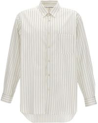 Comme des Garçons - Striped Shirt Camicie Bianco/Nero - Lyst