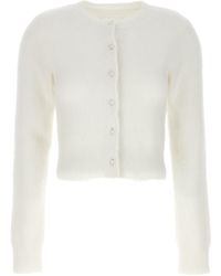 Maison Margiela - Pearl Buttons Cardigan Sweater, Cardigans - Lyst