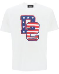 DSquared² - T Shirt Cool Fit Con Stampa D2 - Lyst