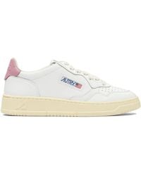 Autry - Medalist Low Sneakers & Slip-On Bianco-Donna - Lyst
