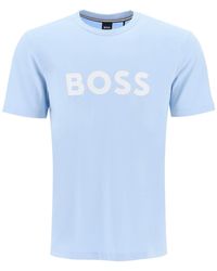 BOSS - T Shirt Tiburt 354 Stampa Logo - Lyst