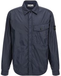 Stone Island - Garment Dyed Crinkle Reps Ny Puffer Jackets Blue - Lyst