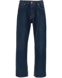 Off-White c/o Virgil Abloh - Arr Zip Skate Jeans Blu - Lyst