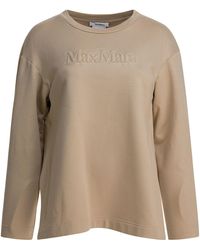 Max Mara Pure - Silk And Cotton Sweatshirt Sweatshirts - Lyst