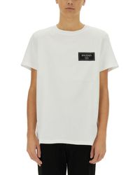 Balmain - T-Shirt Con Logo - Lyst