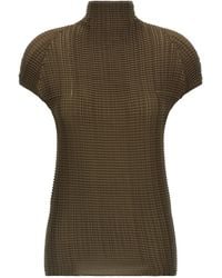 Issey Miyake - Wooly Pleats-58 T-Shirt - Lyst