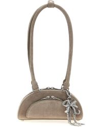 Self-Portrait - 'Suede Mini With Charm' Shoulder Bag - Lyst
