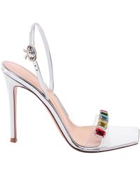 Gianvito Rossi - Ribbon Candy Sandals - Lyst