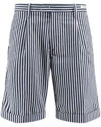 PERFECTION GDM - Cotton Blend Bermuda Shorts - Lyst