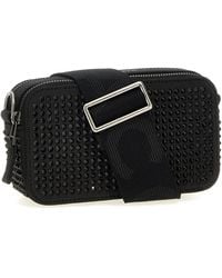 Marc Jacobs - The Crystal Canvas Snapshot Borse A Tracolla Nero-Donna - Lyst