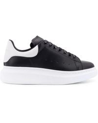 McQueen - Larry Leather Sneakers With Logo Detail-Uomo - Lyst