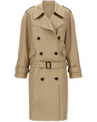 The Attico - Cotton Trench Coat - Lyst