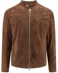 DFOUR® - Perforated Suede Jacket - Lyst