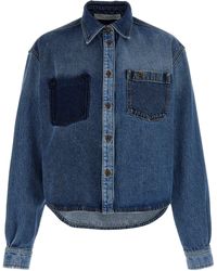Philosophy - Denim Shirt Shirt And Blouse - Lyst