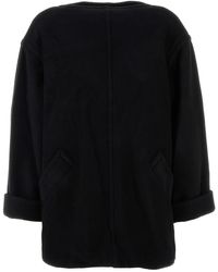 MM6 by Maison Martin Margiela - Wool Blend Oversize Sweater - Lyst