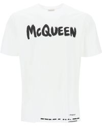 Alexander McQueen - Logo-print Short-sleeve T-shirt - Lyst
