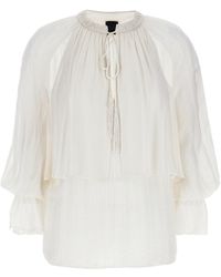 Pinko - Valium Camicie Bianco-Donna - Lyst