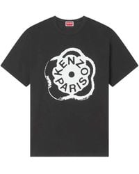 KENZO - Loose-Fitting Cotton T-Shirt "Boke Flower 2.0" - Lyst