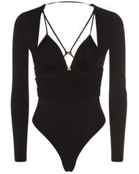Elisabetta Franchi - Dresses Blacks And Greys - Lyst