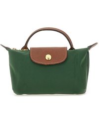 Longchamp - Le Pliage Clutch Bag With Handle-Donna - Lyst