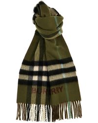 Burberry - Check Scarves - Lyst