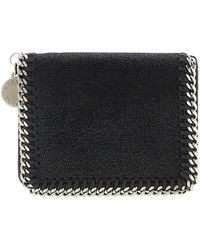 Stella McCartney - Falabella Bifold Portafogli Nero-Donna - Lyst