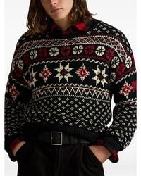 Polo Ralph Lauren - Snowflake Cotton-Cashmere Jumper - Lyst