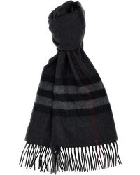 Burberry - Check Scarf - Lyst
