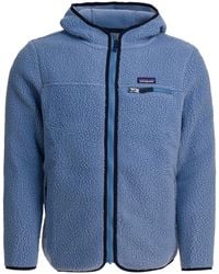 Patagonia - Retro Pile Fleece Jackets Light Blue - Lyst