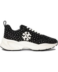 Tory Burch - Good Luck Studded Trainer - Lyst