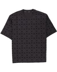 Marine Serre - "Faded Moon" T-Shirt-Donna - Lyst