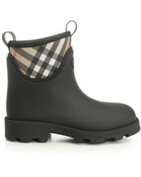 Burberry - Marsh Stamp Rubber Ankle Boots - Lyst