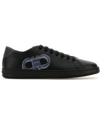 Ferragamo - Salvatore Leather Brandy 1 Sneakers - Lyst
