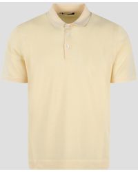 Drumohr - Cotton Knit Polo Shirt - Lyst