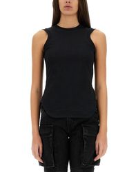 The Attico - Top With Logo - Lyst