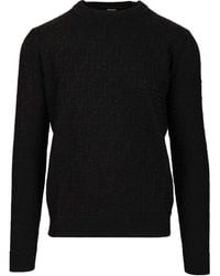 Fendi - Ff Jacquard Sweater - Lyst