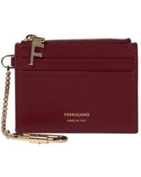 Ferragamo - Mini Leather Wallet And Card Holder - Lyst
