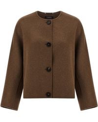 Max Mara - Kate Trench E Impermeabili Marrone-Donna - Lyst